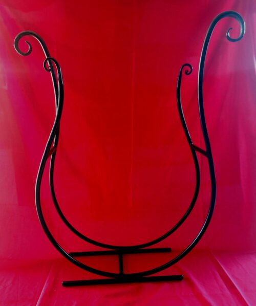 porte-buches en fer forgé aubenas